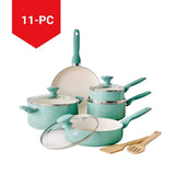 GreenPan Rio Ceramic Cookware Set, Dishwasher & Oven Safe, 11-pc image 3