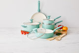 GreenPan Rio Ceramic Cookware Set, Dishwasher & Oven Safe, 11-pc image 4