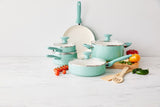 GreenPan Rio Ceramic Cookware Set, Dishwasher & Oven Safe, 11-pc image 6