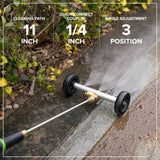 Greenworks 2-in-1 Water Broom & Undercarriage Cleaner, Pressure Washer Attachment image 5