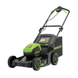 Greenworks 60V 17-in Push Lawn Mower with 4.0 Ah Battery & 3A Charger image 2
