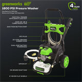 Greenworks 60V 1800PSI 1.2GPM Hybrid AC/DC Pressure Washer, Tool Only image 4