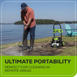 Greenworks 60V 1800PSI 1.2GPM Hybrid AC/DC Pressure Washer, Tool Only image 6