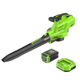 Greenworks 60V 520 CFM/240 MPH Blower Vacuum with 4Ah Battery
