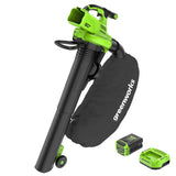 Greenworks 60V 520 CFM/240 MPH Blower Vacuum with 4Ah Battery image 2