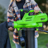 Greenworks 60V 520 CFM/240 MPH Blower Vacuum with 4Ah Battery image 6