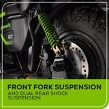 Greenworks 60V Stealth Series Electric Mini-Bike image 6