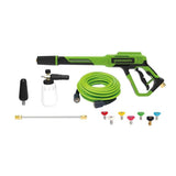 Greenworks Deluxe Metal Gun & Hose Kit, Includes 7-Piece Nozzle Kit, Turbo Nozzle & Foam Cannon