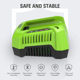 Greenworks PRO 80V 2Ah Lithium-Ion Battery Charger for CT#: 060-1706 image 8