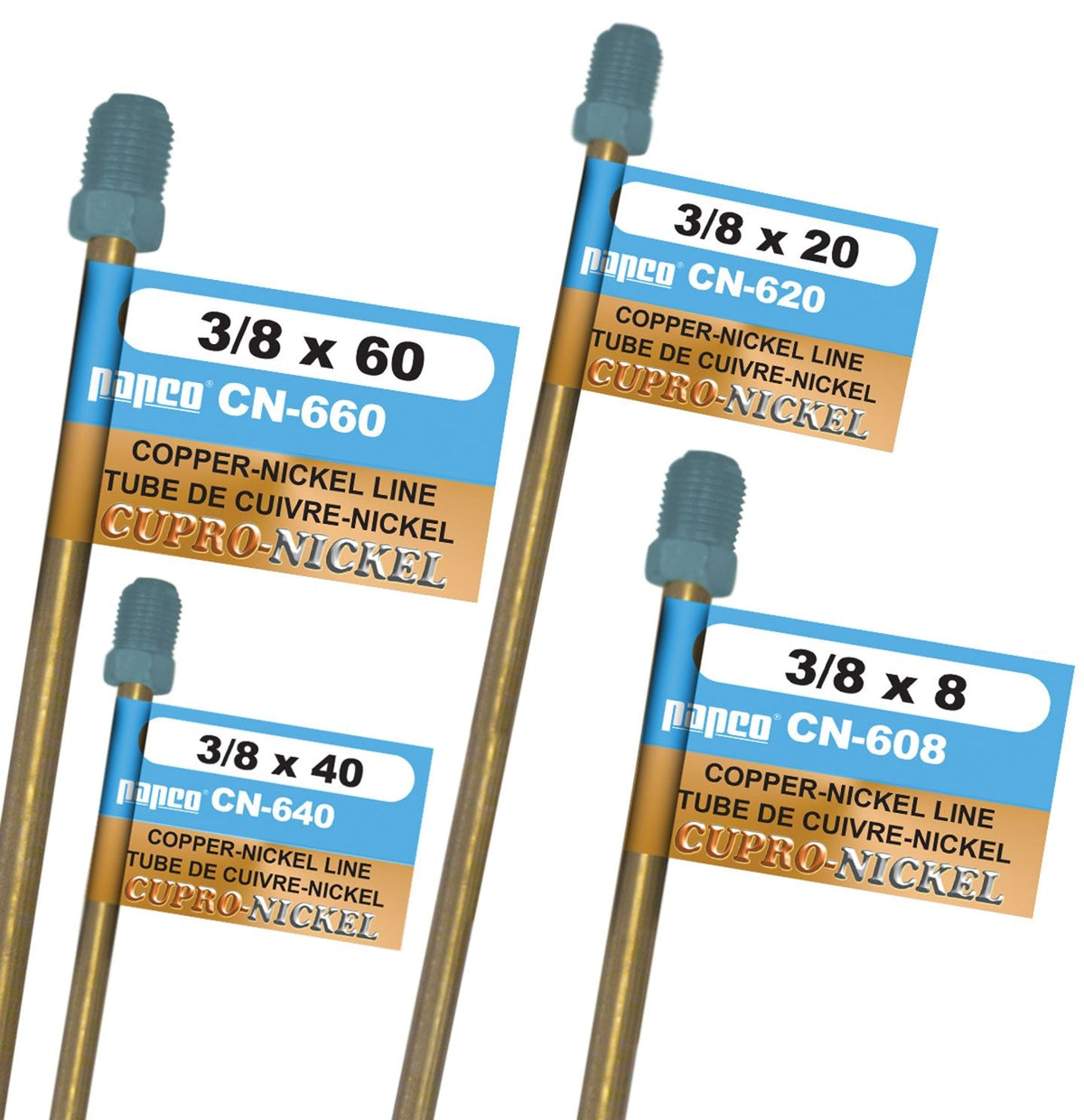 H. Paulin CN660 Copper Nickel Brake Line, Standard, 60 x 3/8-in Please make sure this part fits your need