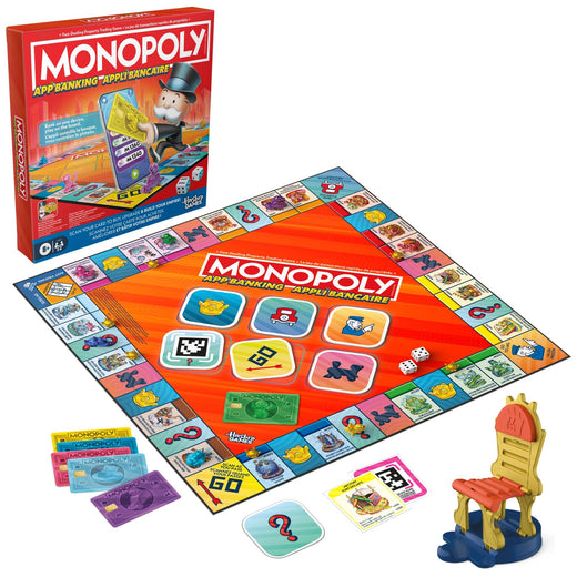 Hasbro Games Monopoly App Banking Board Game for Ages 8+
