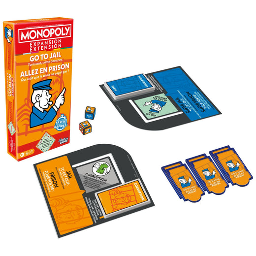 Hasbro Games Monopoly Go To Jail Expansion Pack for Classic Monopoly Game