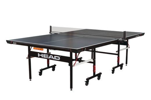 Head Summit Foldable Pong Table Tennis with Net & Built-In Storage