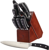 Henckels Balanced Forged Steel Knife Block Set, Ergonomic Grip, 14-pc