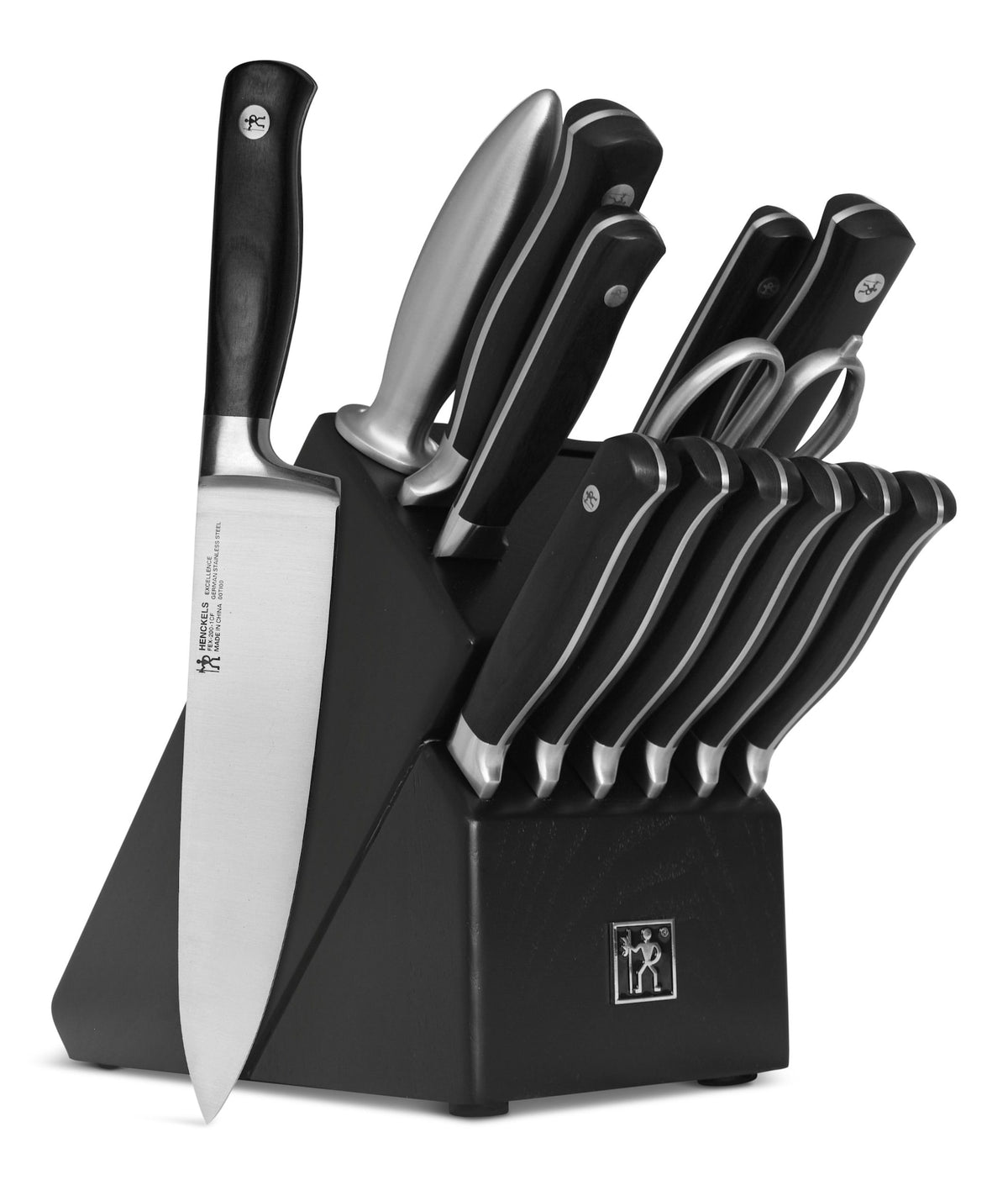 Henckels Forged Steel Single-Rivet Block Set, 14-pc