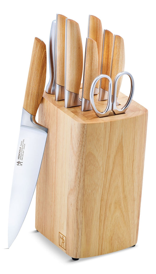 Henckels Pakka Knife Block Set with Wood Handle, 10-pc