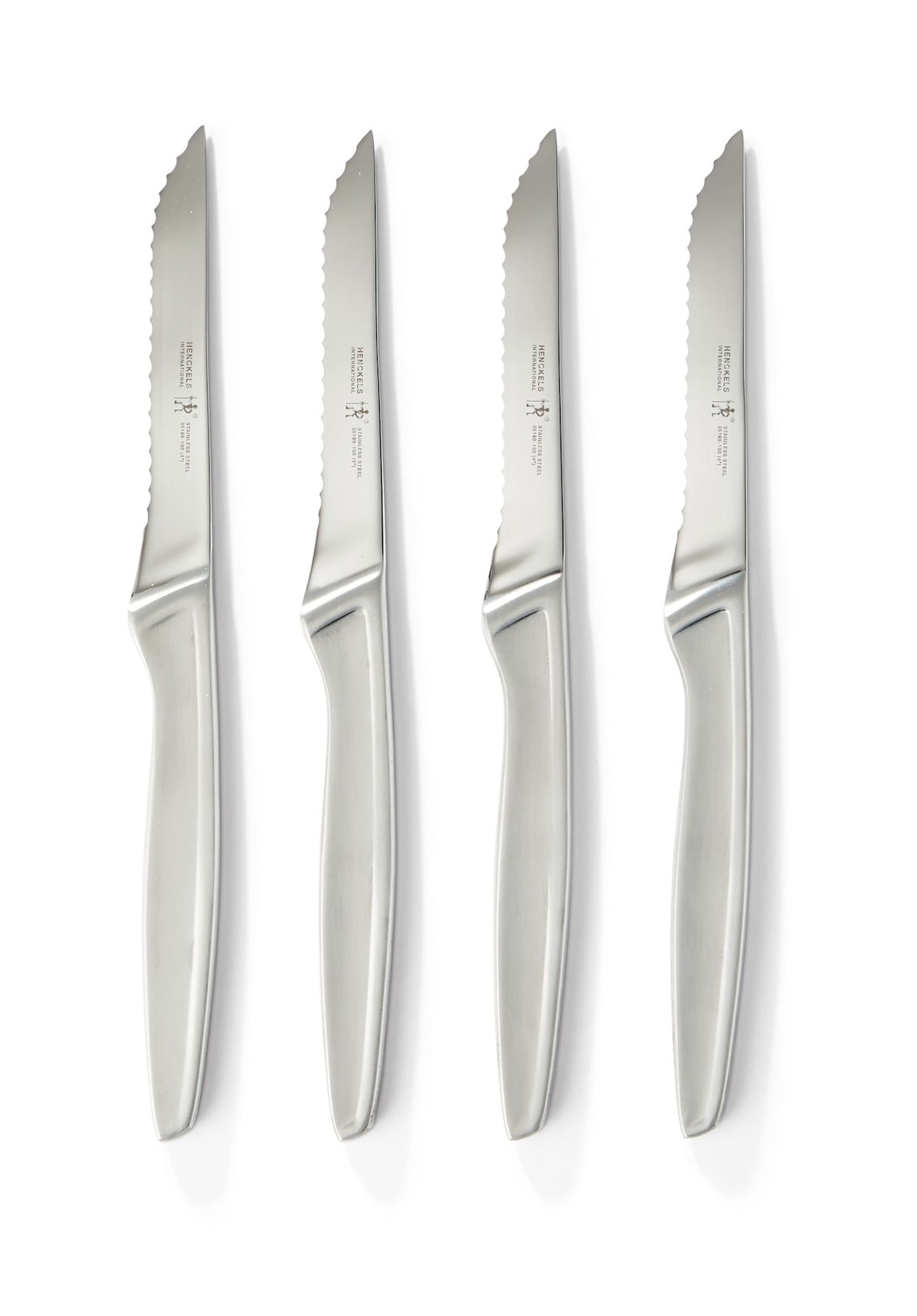 HENCKELS Stainless Steel Steak Knife Set, Dishwasher Safe, 4-pc