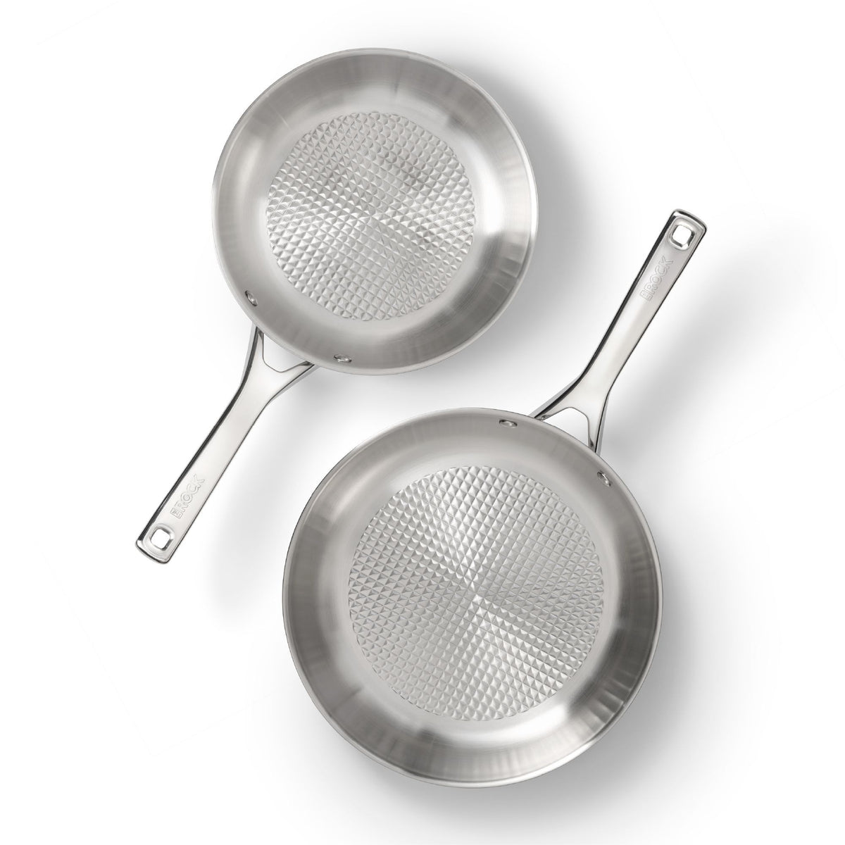 Heritage The Rock Performance Stainless Steel Pans, 2-pk