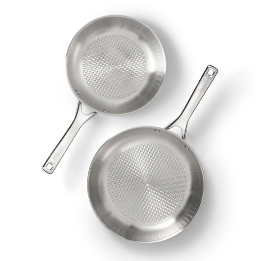 Heritage The Rock Performance Stainless Steel Pans, 2-pk