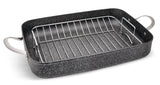 Heritage The Rock Roaster with Removable Rack, Non-Stick, Dishwasher Safe, 43 x 30.5cm