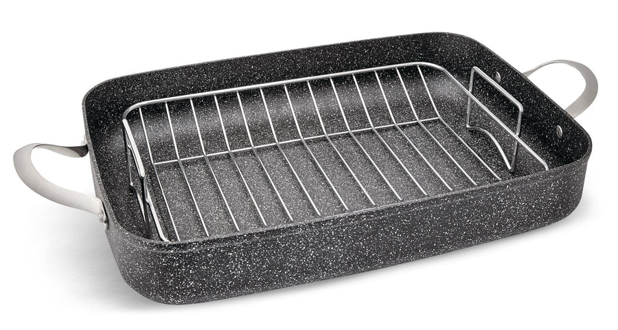Heritage The Rock Roaster with Removable Rack, Non-Stick, Dishwasher Safe, 43 x 30.5cm