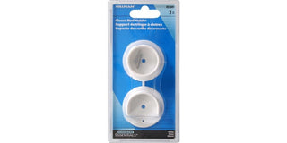 Hillman Closet Rod Holder, Mounting Hardware Included, White, 2-pc