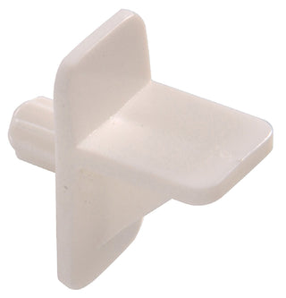 Hillman Plastic Square Shelf Pin, Easy to InstAll, 1/4-in, White
