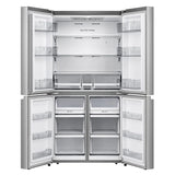 Hisense 24 in. 11.5 cu ft. Stainless Steel Top Mount Counter Depth Refrigerator with Recessed Handles product image 2