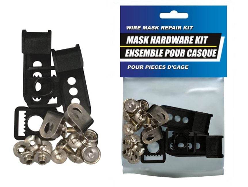 Hockey Wire Mask/Cage Repair and Replacement Part Kit