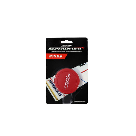 HockeyShot SuperDeker ePuck Max for Weighted Training, Red, 7.5-oz