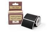 Home Made Chalkboard Sticker Labels for Storage Containers and Mason Jars, 100-pk