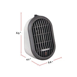 Honeywell HCE100 HeatBud Personal Portable Ceramic Space Heater, 250W, Assorted image 4