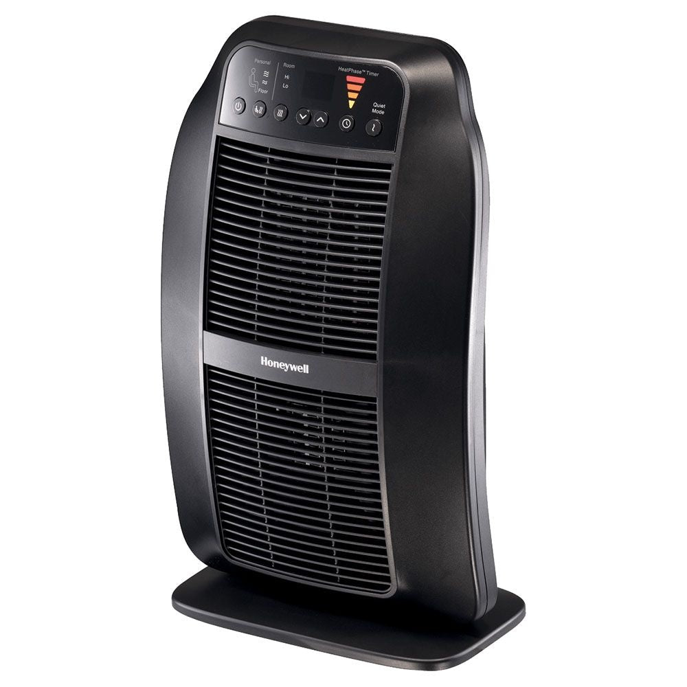 Honeywell HCE840BC HeatGenius Multizone Ceramic Space Heater, 1500W, Black