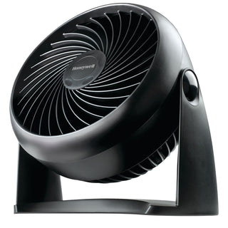Honeywell TurboForce Tilt-Head Portable Air Circulator Table/Desk Fan, 3-Speed, Black, 7-in