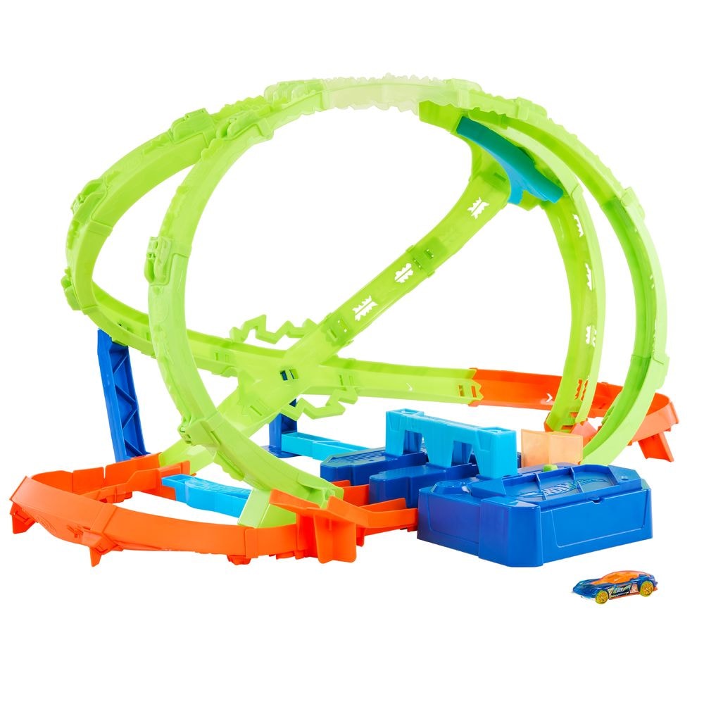 Hot Wheels Stunt Tracks Car Set