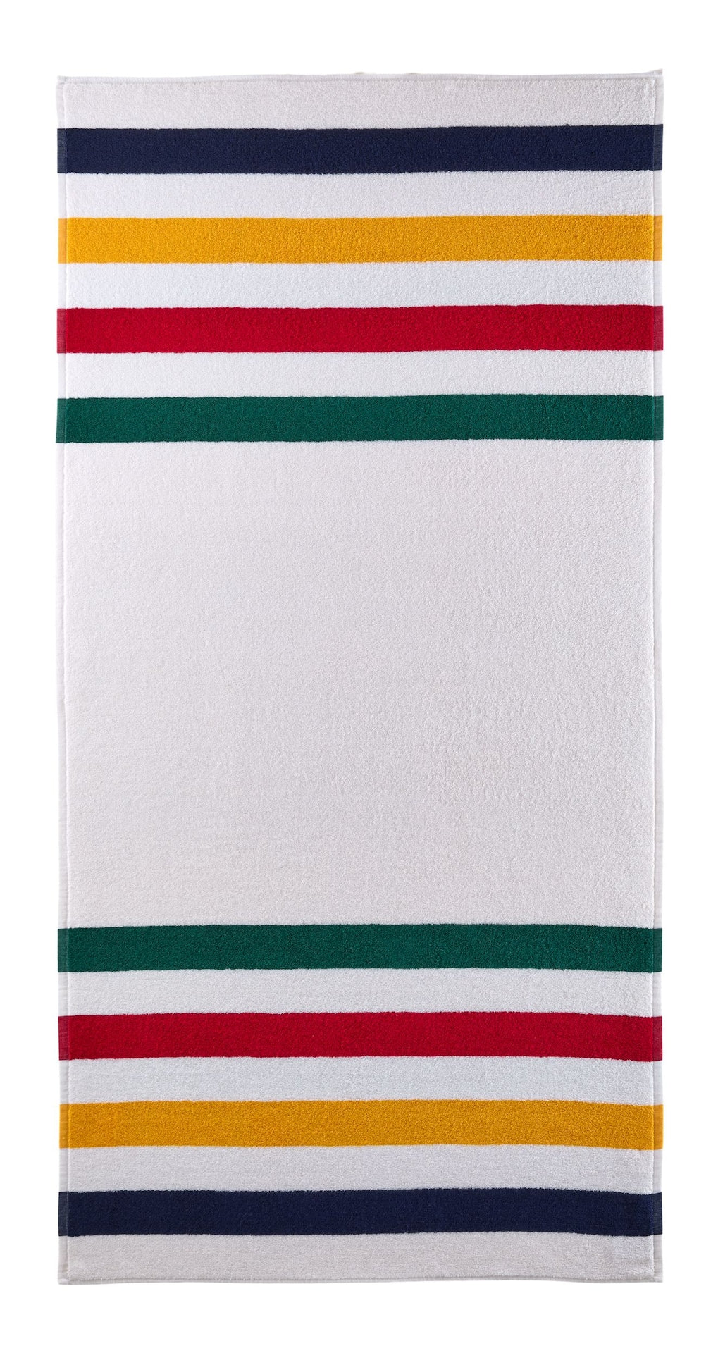 Hudson’s Bay Stripes Beach Towel, Classic Horizontal, Multi-Coloured, 70-in x 40-in