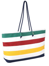 Hudson's Bay Stripes Insulated Canvas Cooler Bag, Navy