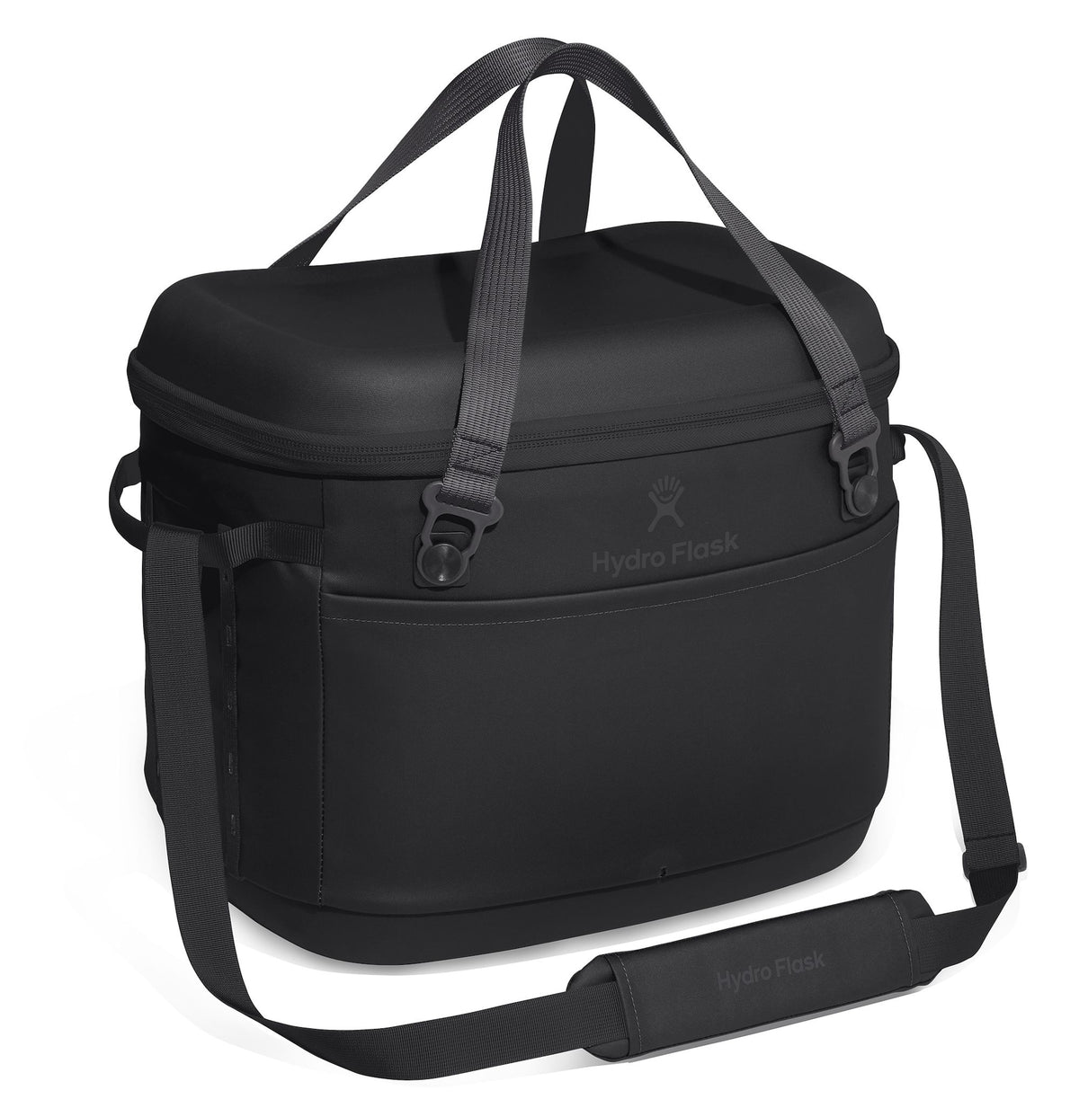 Hydro Flask Carryout Compact Insulated Soft Cooler with Shoulder Strap, Black, 30 L