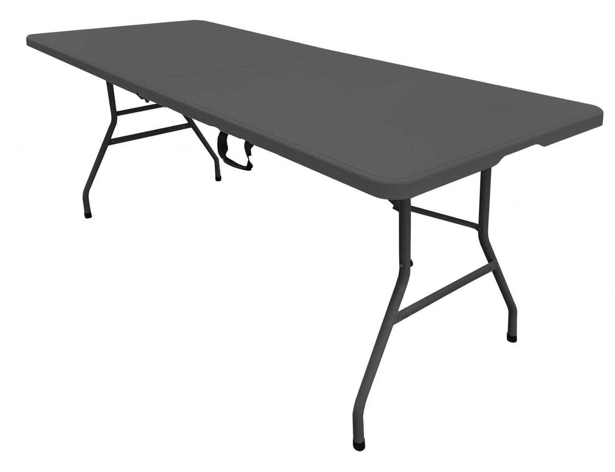Iceberg 6' Folding Table, Black/Grey