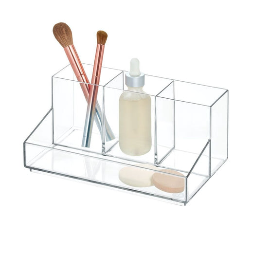 iDesign RPET Clarity Cosmetic & Vanity Organizer, Clear