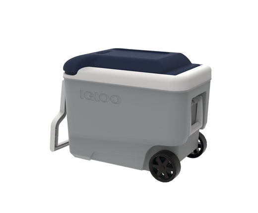 Igloo Maxcold Latitude Roller Cooler, 38-L, Grey/Blue