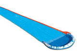 Inflatable Soak N' Splash Water Slide Slip & Slide with Sprinkler, Blue, 16-ft, Ages 5+, for Beach/Pool Fun Activities