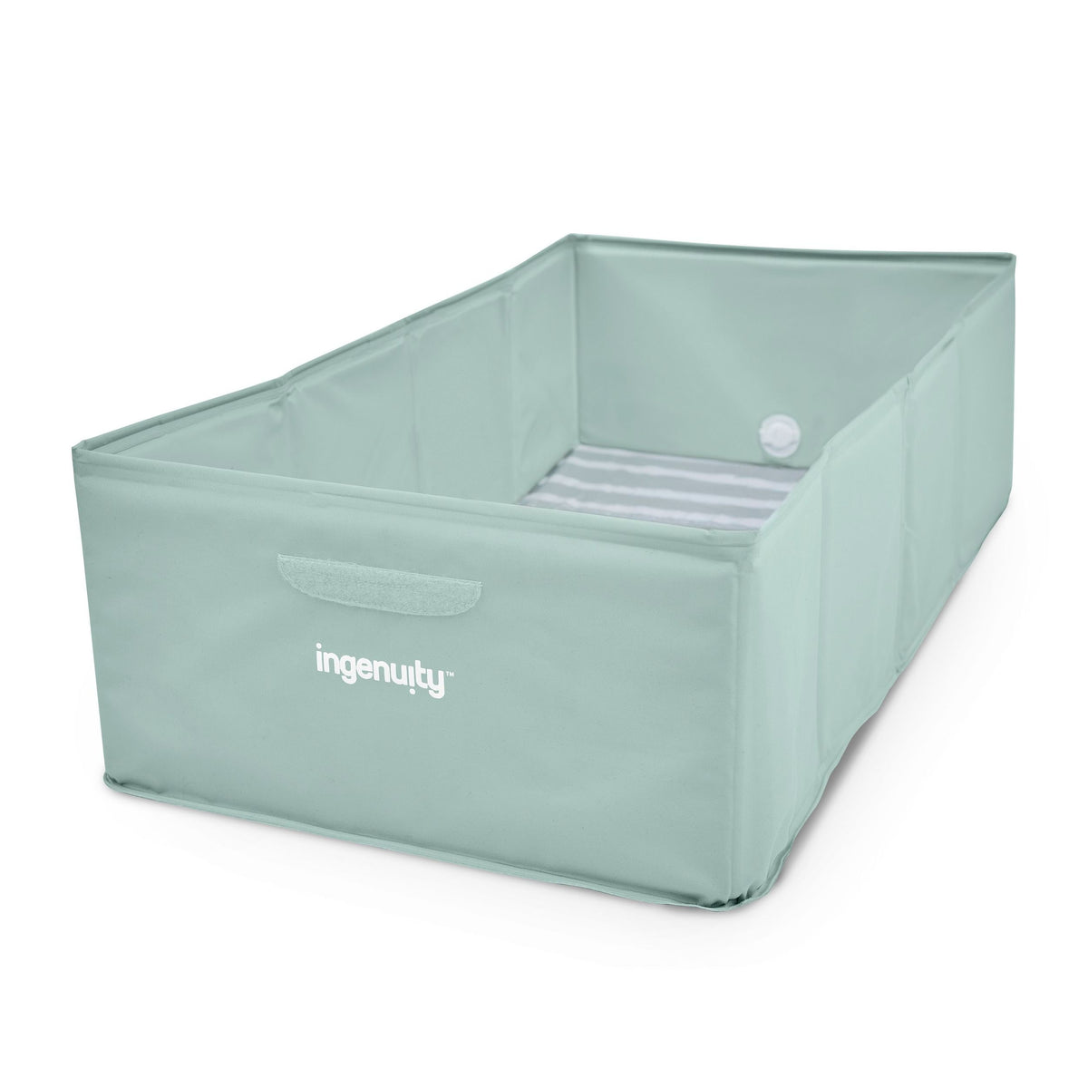 Ingenuity TuckAway Toddler-Friendly Travel Tub, Green