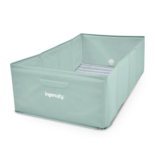 Ingenuity TuckAway Toddler-Friendly Travel Tub, Green