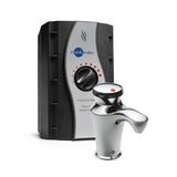 InSinkErator InVite Contour Instant Hot Water Dispenser System, Stainless Steel Tank Included, Chrome