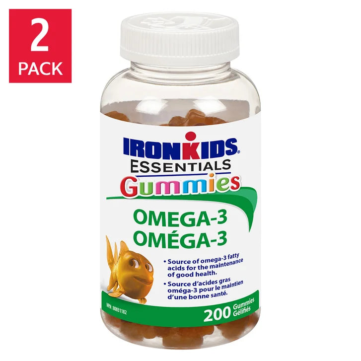 IronKids Essential Omega-3 Gummies, 2 x 200 gummies product image 1