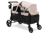 Jeep Evolve Stroller Wagon by Delta Children, Black/Tan