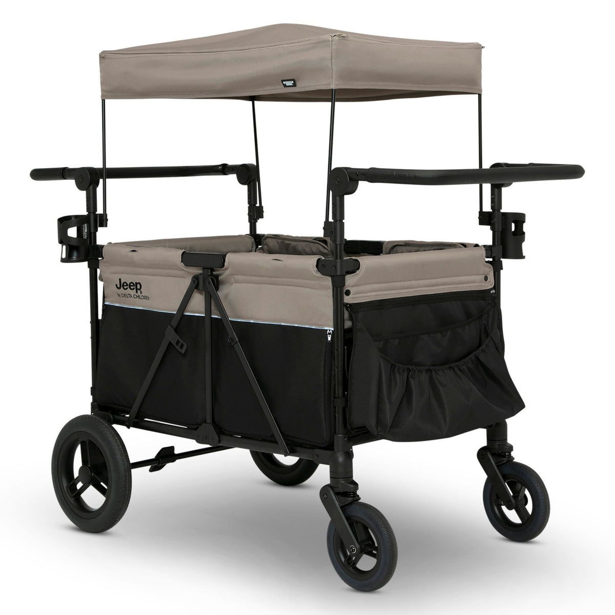 Jeep Gladiator Stroller Wagon by Delta Children, Black/Tan