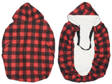 Jolly Jumper Snuggle Cover with Packable Hood, Buffalo Plaid