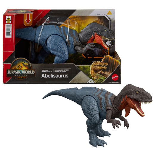 Jurassic World Wild Roar Dinosaur Toy with Roar Sound & Attack Action, Assorted